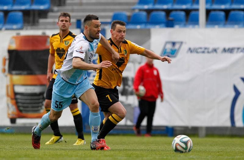 Football. I Liga. Stomil Olsztyn - GKS Katowice. 17.05.2015