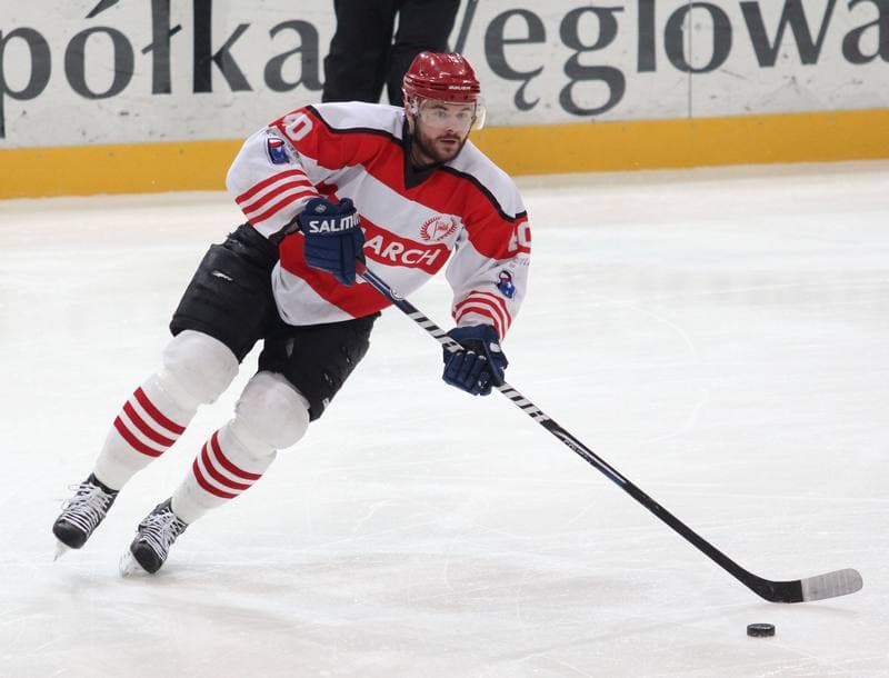 Ice Hockey. Polska Liga Hokejowa. JKH GKS Jastrzebie - Comarch Cracovia Krakow. 29.03.2013