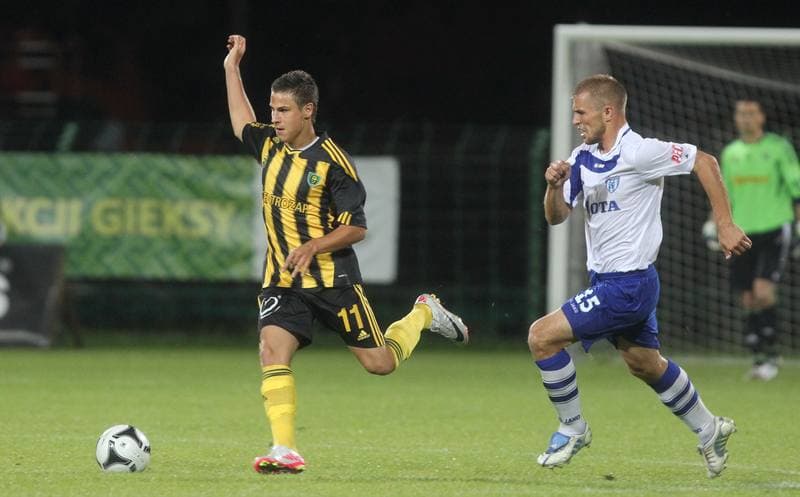 Football. I liga. GKS Katowice - Flota Swinoujscie. 14.11.2010