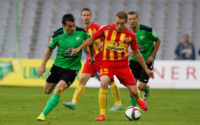 Football. PKO BP Ekstraklasa. Korona Kielce - Gornik Leczna. 21.09.2015