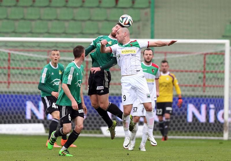 Football. I Liga. GKS Belchatow - Zaglebie Sosnowiec. 10.04.2016