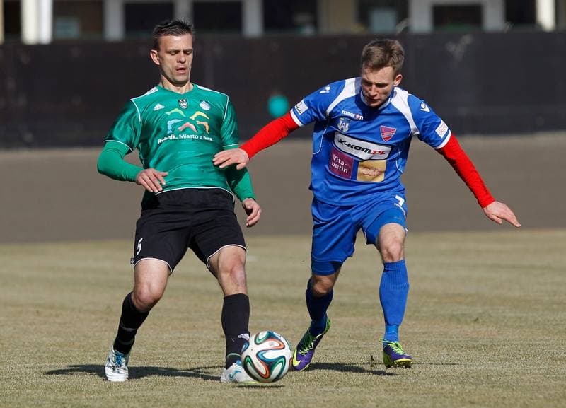 Football. Sparing. Energetyk ROW Rybnik - Rakow Czestochowa. 01.03.2014
