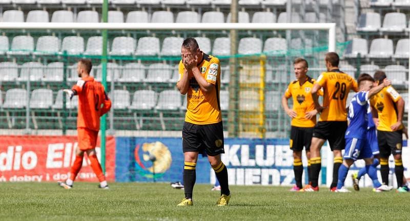 Football. I Liga. Miedz Legnica - GKS Katowice. 10.08.2014
