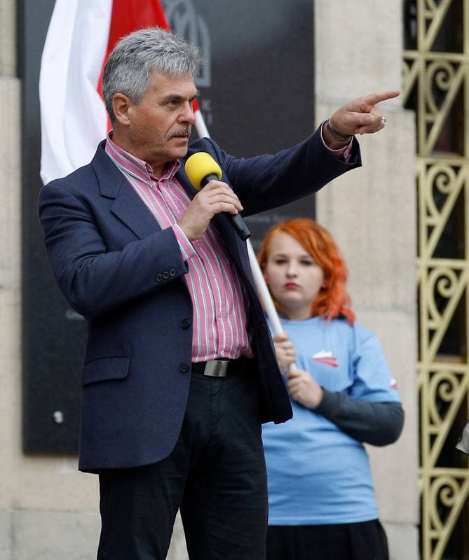 Protest KWW Stonoga Partia Polska. Katowice. 25.09.2015