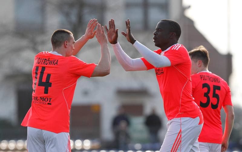 Football. III Liga. LZS Piotrowka - Szombierki Bytom. 19.03.2016