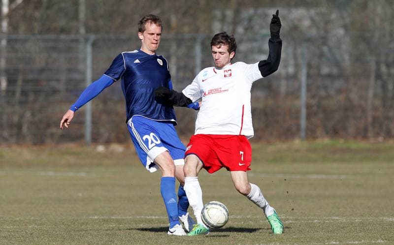 Football. Piast Gliwice. LZS Piotrowka. 10.02.2014