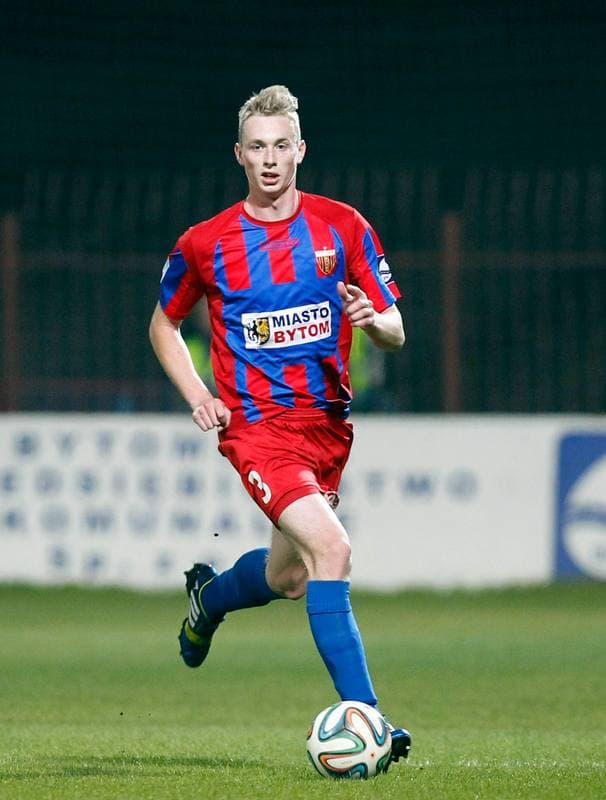 Football. III Liga Opolsko - Slaska. Polonia Bytom - Polonia Laziska Gorne. 11.11.2014