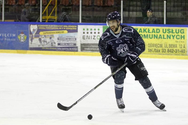 Ice Hockey. Polska Hokej Liga. Unia Oswiecim - MH Automatyka Gdansk. 01.02.2018
