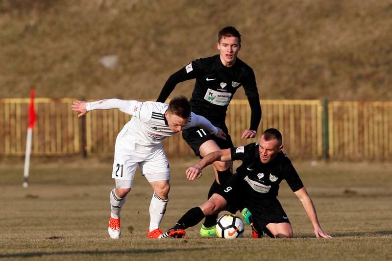 Football. II Liga. Rozwoj Katowice - GKS Belchatow. 24.03.2018