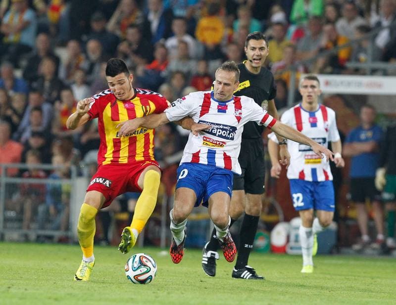 Football. T-Mobile Ekstraklasa. Korona Kielce - Podbeskidzie Bielsko Biala. 15.09.2014