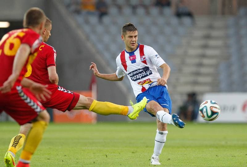 Football. T-Mobile Ekstraklasa. Korona Kielce - Podbeskidzie Bielsko Biala. 15.09.2014