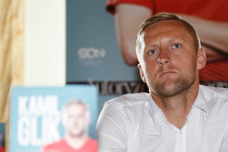 Football. Kamil Glik. Press Conference. 04.06.2016