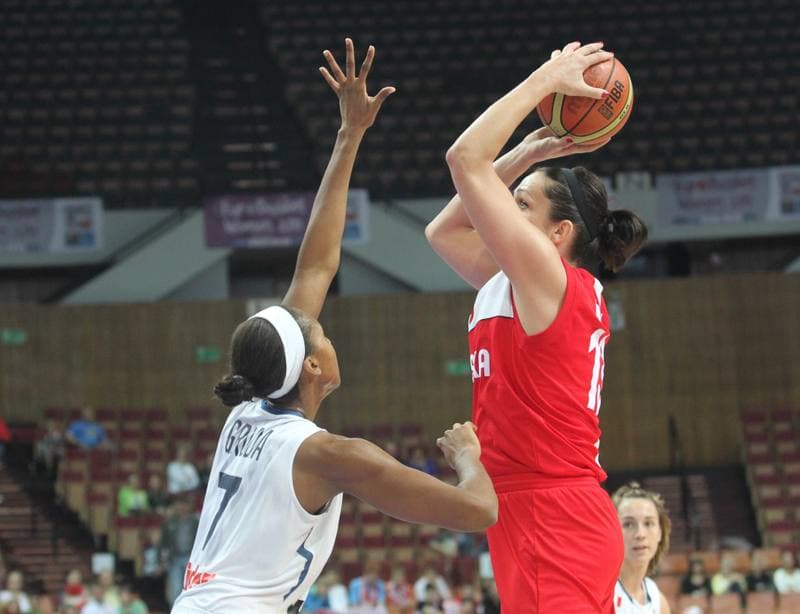 Basketball. Eurobasket Women 2011. France - Poland. 26.06.2011