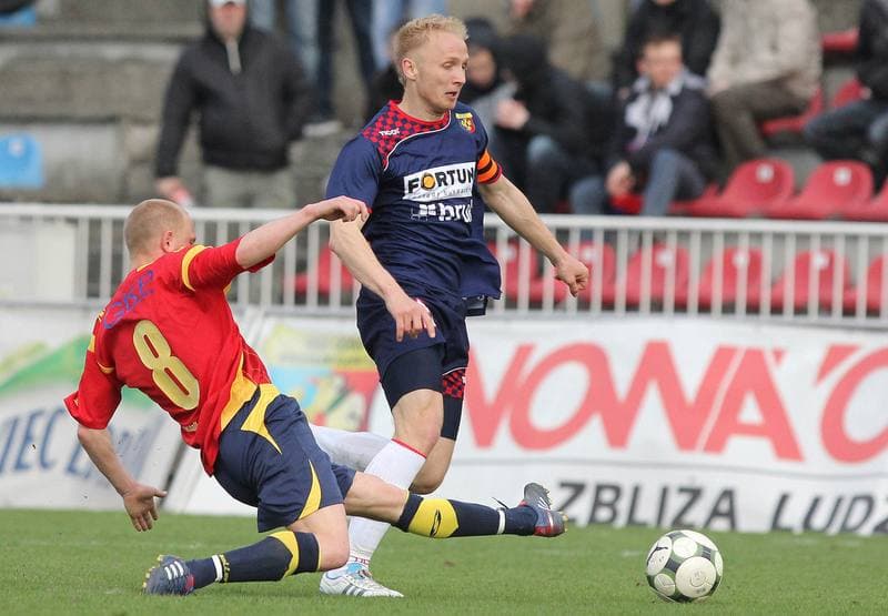 Football. I liga. Odra Wodzislaw Slaski - GKP Gorzow Wielkopolski. 09.04.2011