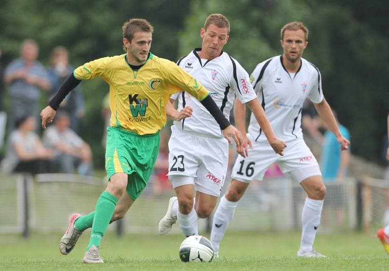 Football. Sparing. Gornik Wesola - Gornik Zabrze. 22.06.2012