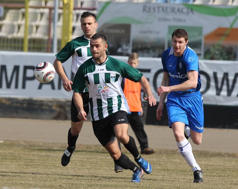 Football. II liga. ROW Rybnik - Baltyk Gdynia. 18.03.2012