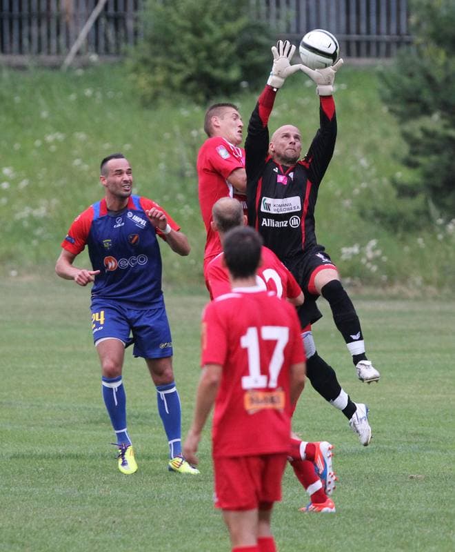 Football. Sparing. Gornik Zabrze - Odra Opole. 03.08.2012