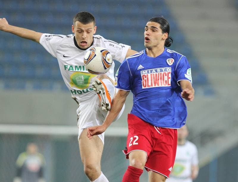 Football. I liga. Piast Gliwice - Warta Poznan. 23.03.2012