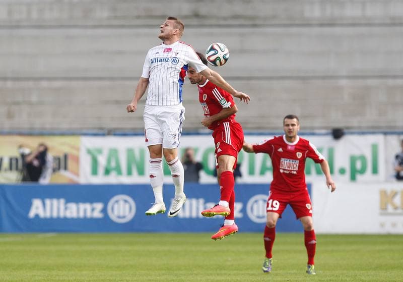 Football. PKO BP Ekstraklasa. Gornik Zabrze - Piast Gliwice. 01.12.2015
