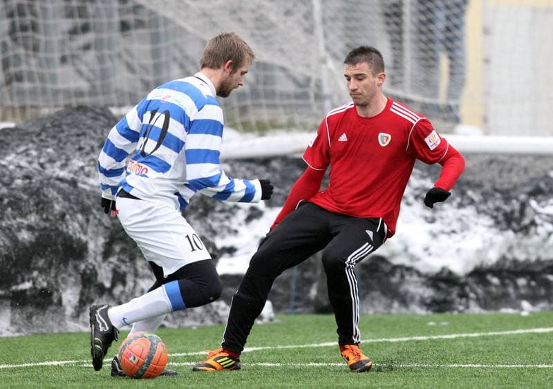 Football. Sparing. Piast Gliwice - 1 SC Znojmo. 18.02.2013