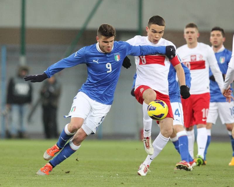 Football. Turniej Czterech Narodow. Poland U-20 - Italy U-20. 27.03.2013