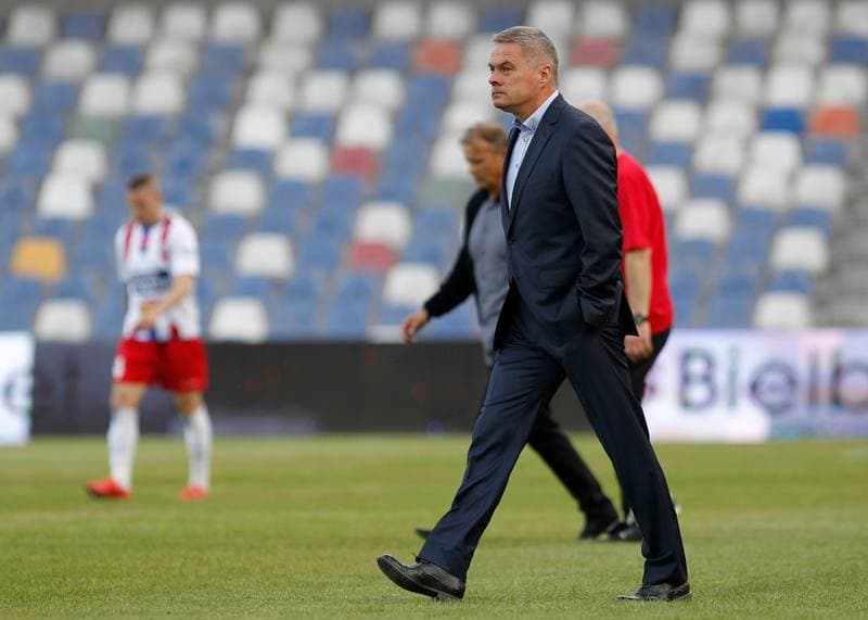 Football. T-Mobile Ekstraklasa. Podbeskidzie Bielsko Biala - Cracovia Krakow. 29.05.2015