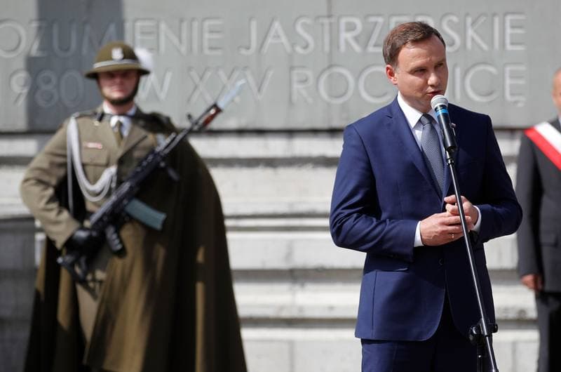 Celebration of the 35th Anniversary of the Jastrzebie Agreement. Jastrzebie-Zdroj. 03.09.2015