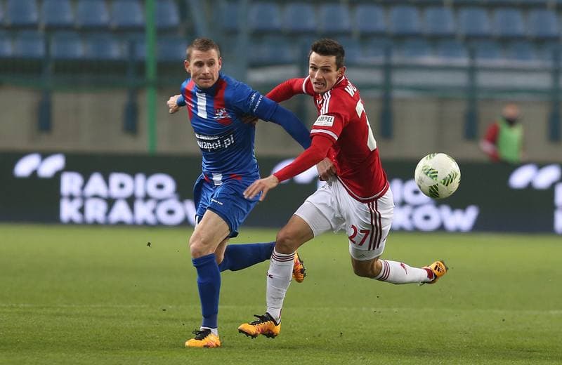 Football. Ekstraklasa. Wisla Krakow - Podbeskidzie Bielsko Biala. 27.02.2016