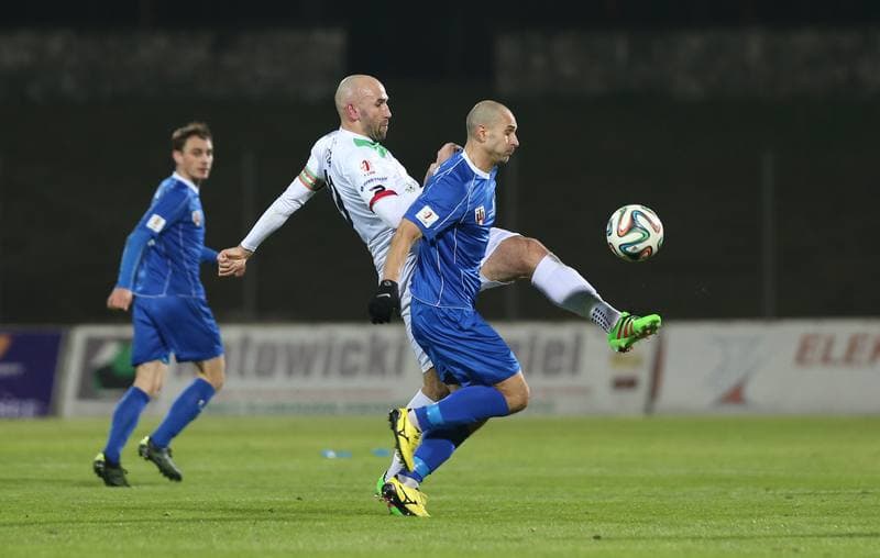Football. I Liga. Zaglebie Sosnowiec - MKS Kluczbork. 20.03.2016