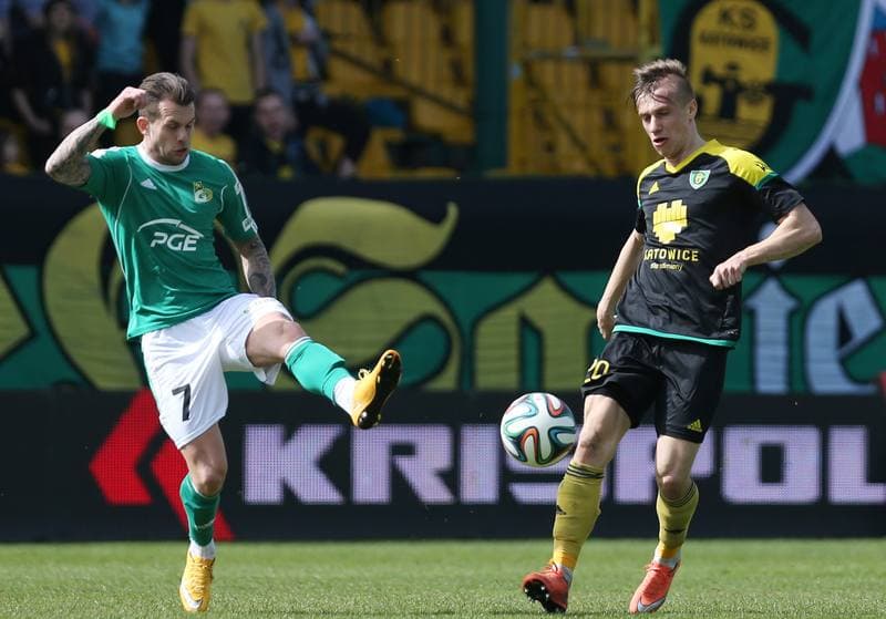 Football. I Liga. GKS Katowice - GKS Belchatow. 03.04.2016