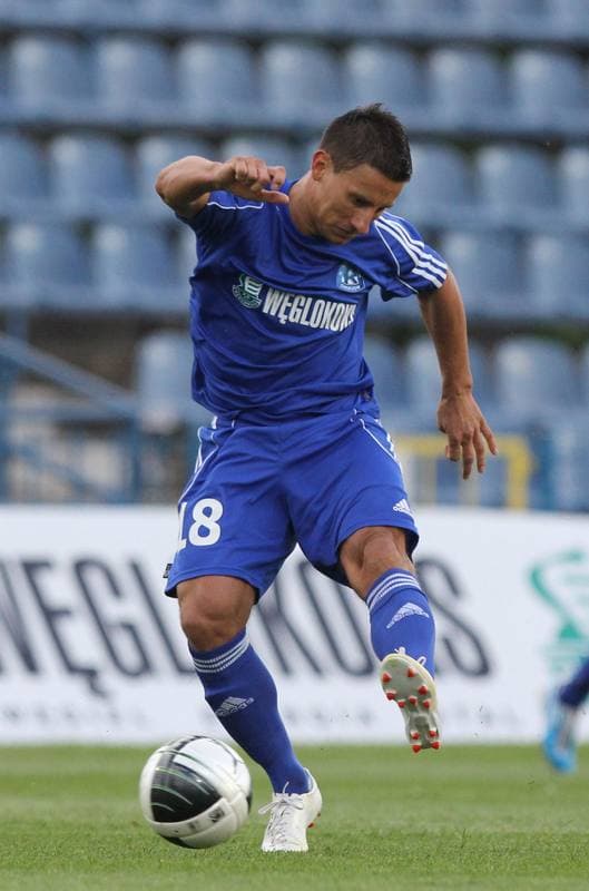 Football. Europa League. Ruch Chorzow - Metalurg Skopje. 19.07.2012