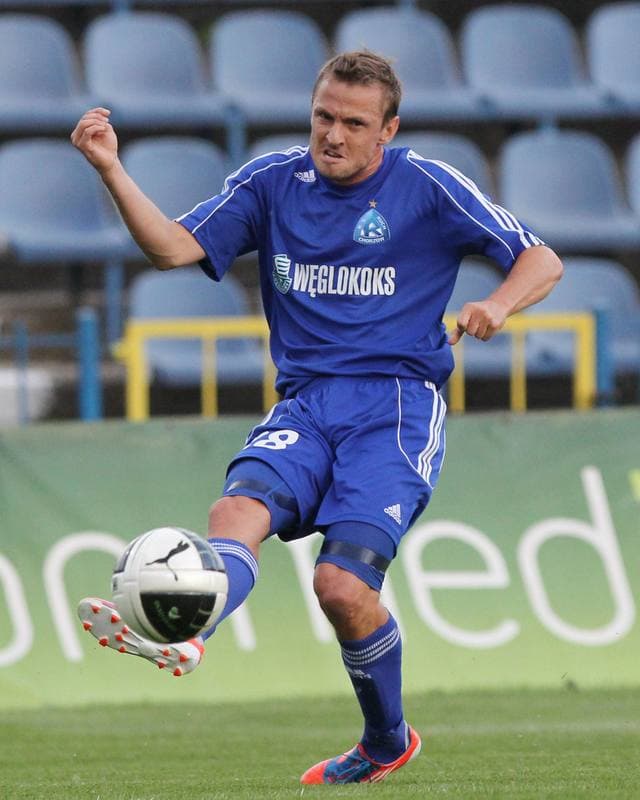 Football. Europa League. Ruch Chorzow - Metalurg Skopje. 19.07.2012