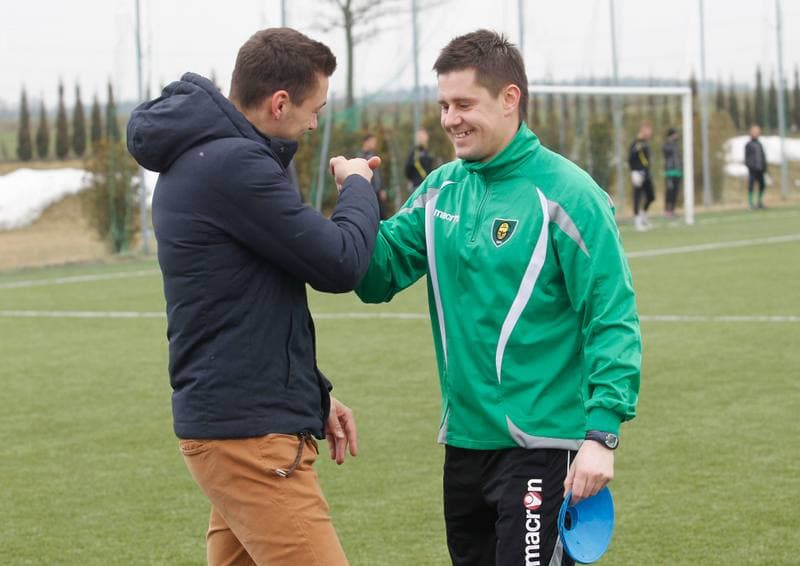 Football. Friendly Match. GKS Katowice - Rakow Czestochowa. 22.02.2014