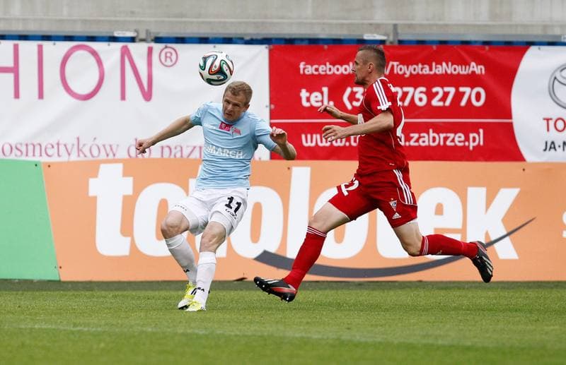 Football. T-Mobile Ekstraklasa. Gornik Zabrze - Cracovia Krakow. 21.07.2014