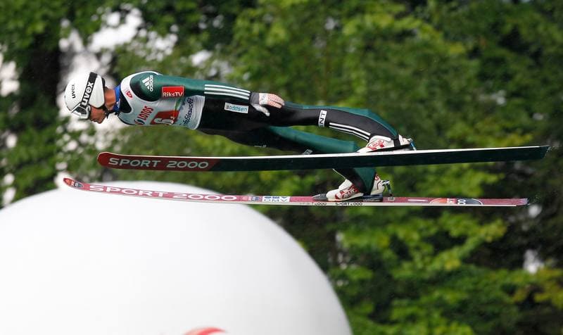 Ski Jumping. FIS Grand Prix. Press Conference. 24.07.2014