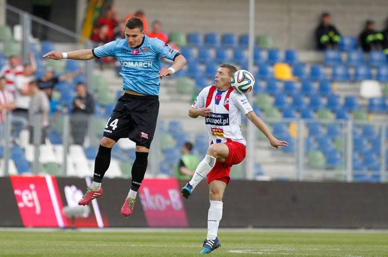 Football. T-Mobile Ekstraklasa. Podbeskidzie Bielsko Biala - Cracovia Krakow. 29.05.2015
