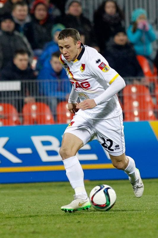 Football. PKO BP Ekstraklasa. Termalica Bruk-Bet Nieciecza - Jagiellonia Bialystok. 16.12.2015