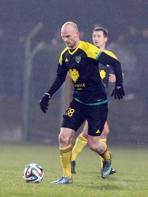 Football. I Liga. MKS Kluczbork - GKS Katowice. 12.03.2016