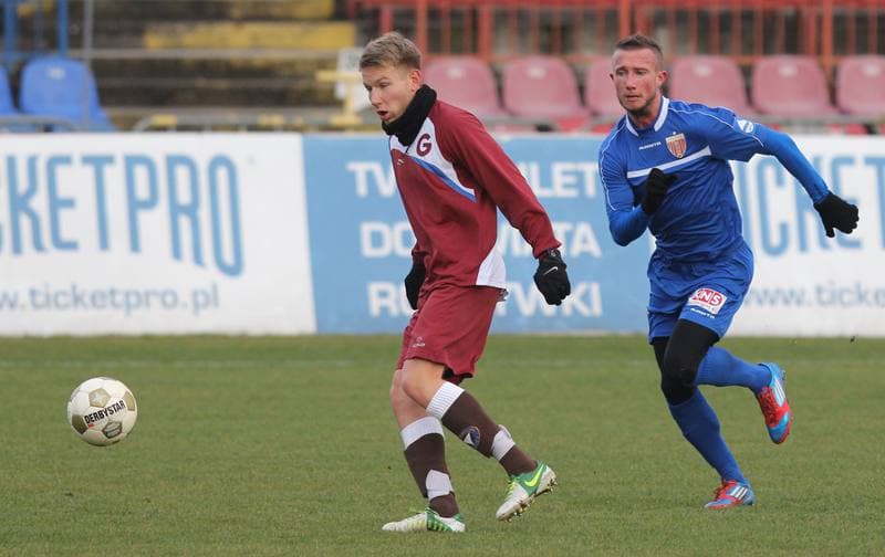 Football. Friendly Match. Polonia Bytom - Garbarnia Krakow. 27.11.2013