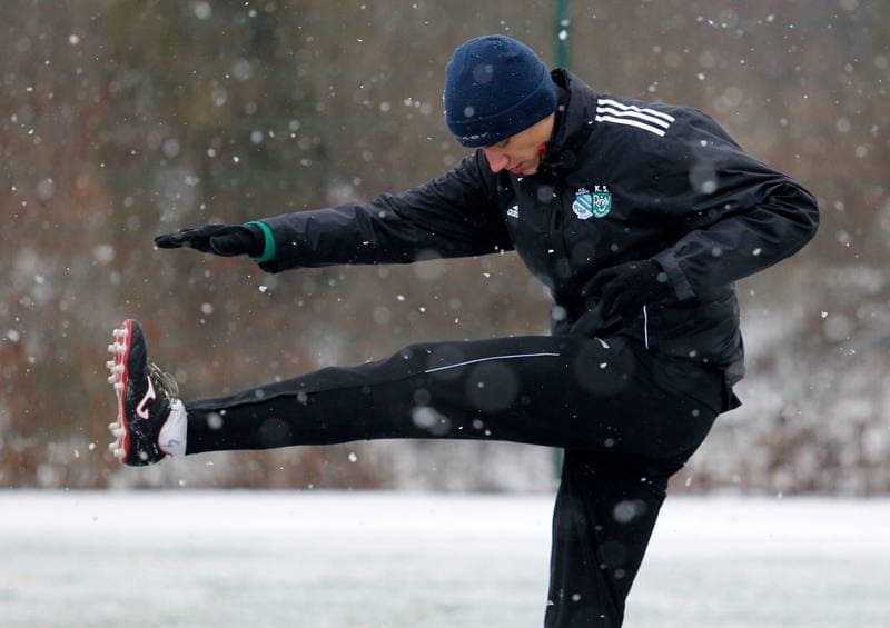 Football. Sparing. Energetyk ROW Rybnik - Janina Libiaz. 25.01.2014