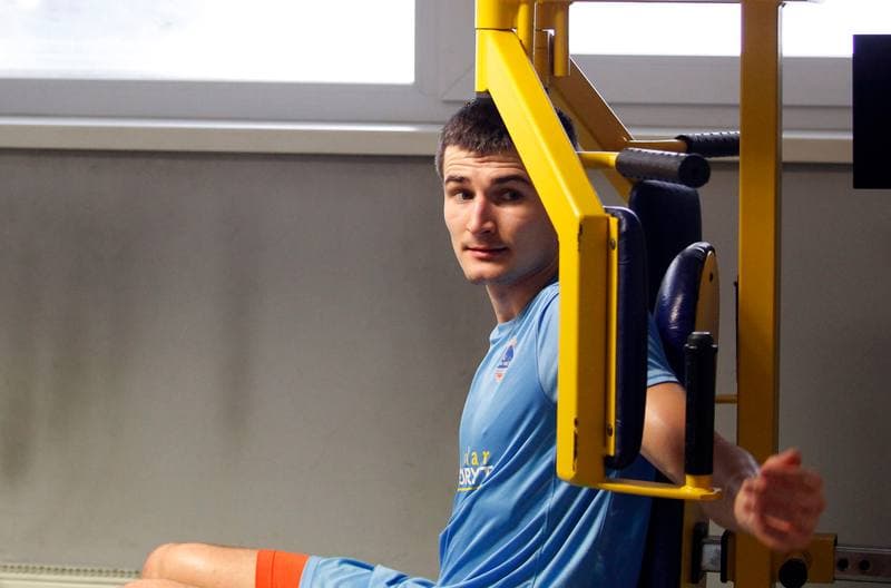 Football. Termalica Bruk-Bet Nieciecza. Training. 30.01.2014