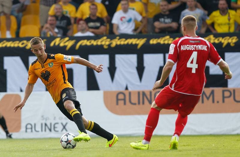 Football. I Liga. GKS Katowice - Widzew Lodz. 02.08.2014