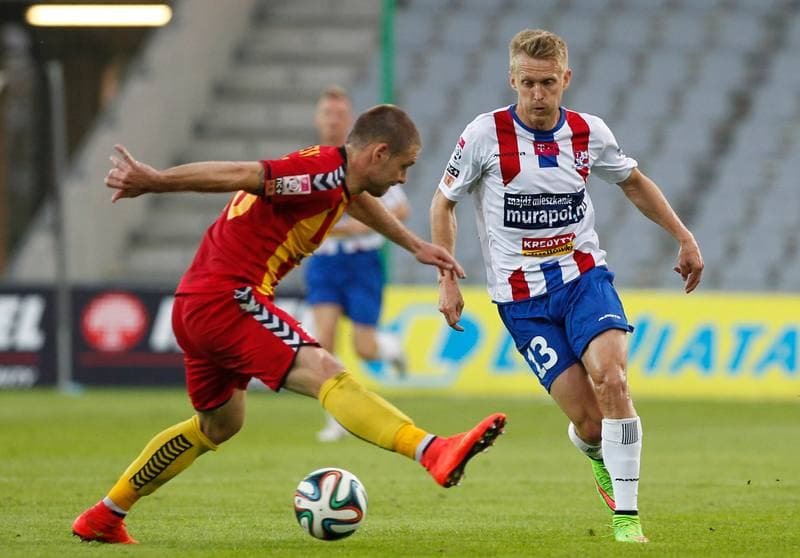 Football. T-Mobile Ekstraklasa. Korona Kielce - Podbeskidzie Bielsko Biala. 15.09.2014