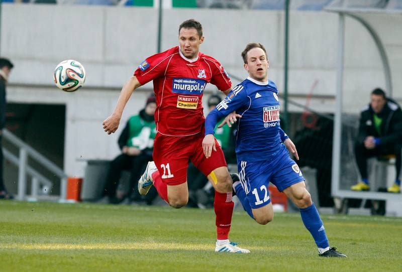 Football. Polish Cup. Podbeskidzie Bielsko Biala - Piast Gliwice. 19.03.2015