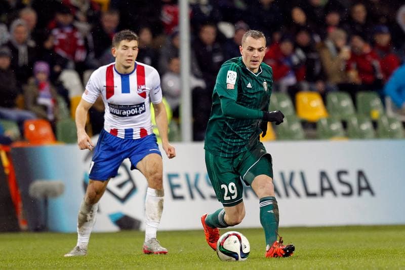 Football. T-Mobile Ekstraklasa. Podbeskidzie Bielsko Biala - Slask Wroclaw. 03.10.2014