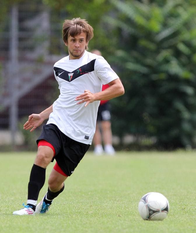 Football. Sparing. Flota Swinoujscie - GKS Tychy. 15.07.2012