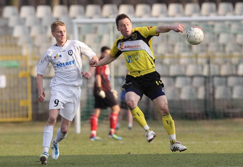 Football. Bytom I liga. Ruch Radzionkow - Zawisza Bydgoszcz. 24.03.2012