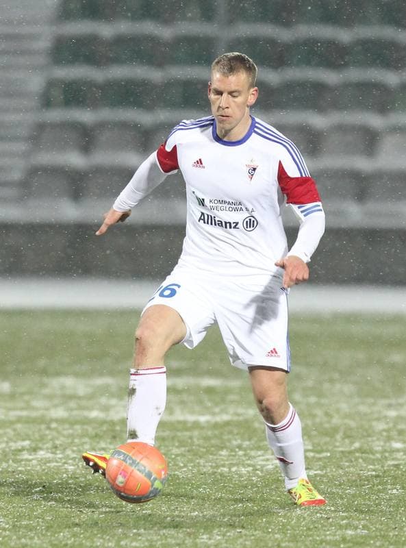 Football. Sparing. Zaglebie Sosnowiec - Gornik Zabrze. 21.02.2013