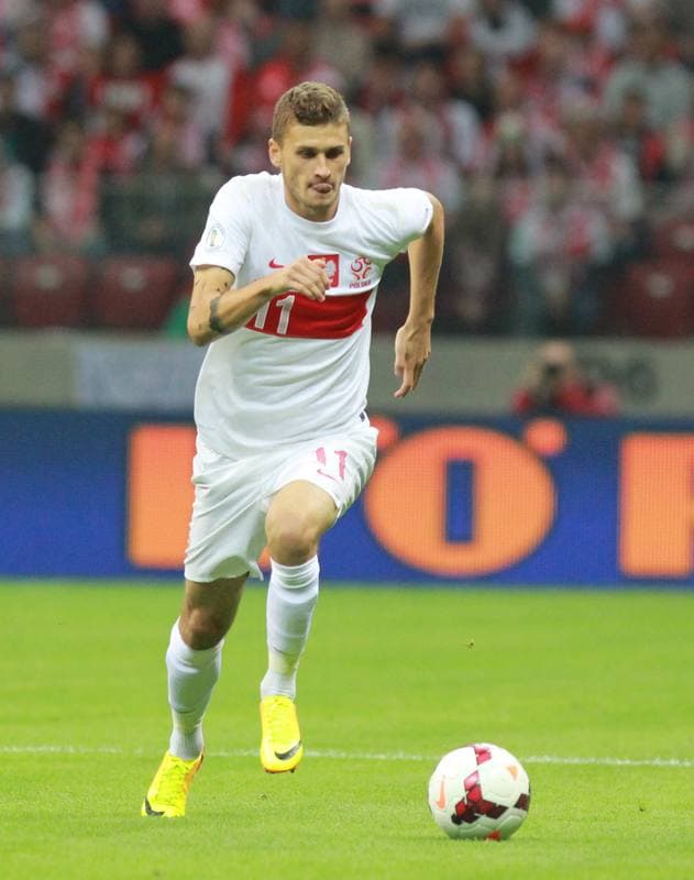 Football. 2014 FIFA World Cup Qualifiers. Poland - Montenegro. 06.09.2013