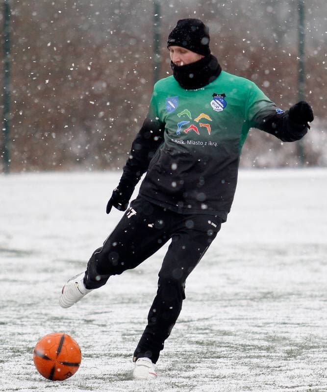 Football. Sparing. Energetyk ROW Rybnik - Janina Libiaz. 25.01.2014